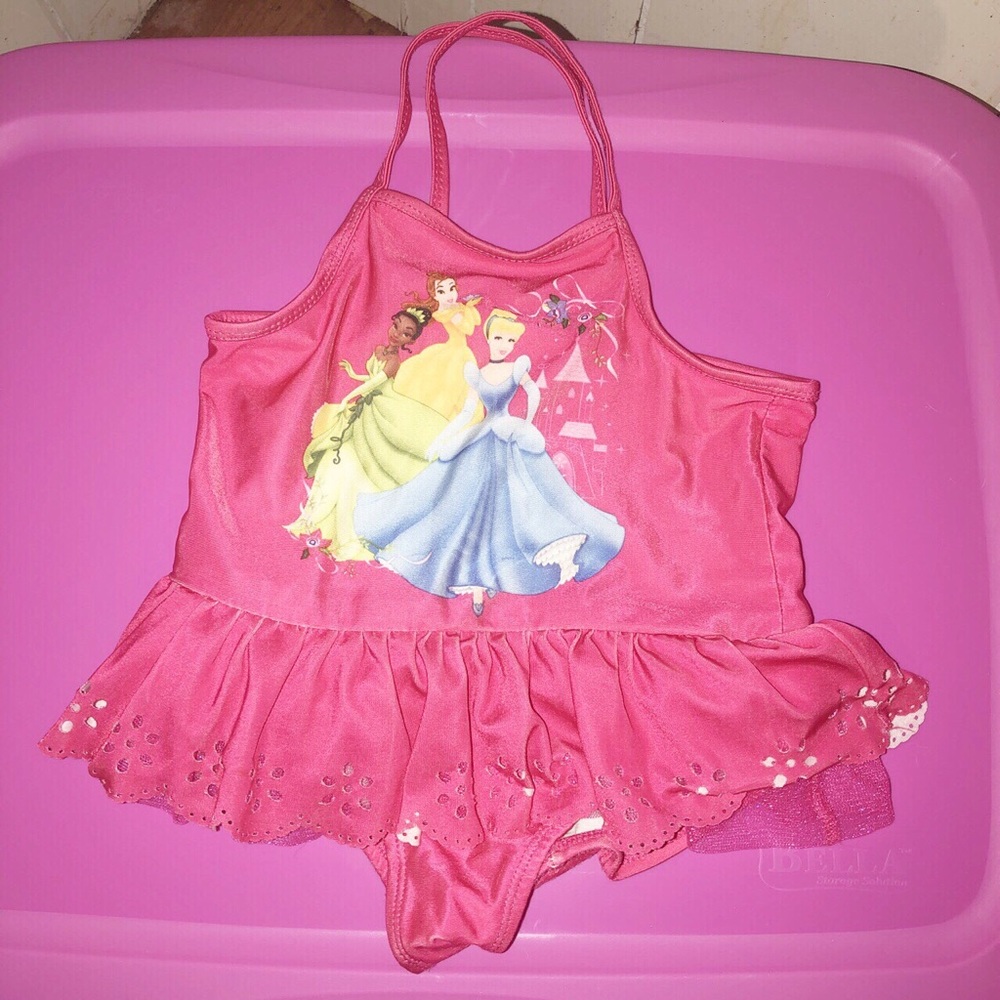 Disney Princess Girls One Piece Swimsuit